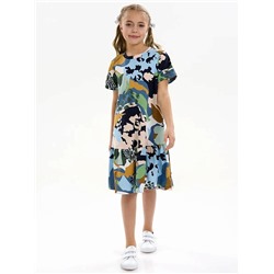Детское платье "Лето" / Цветы камуфляж