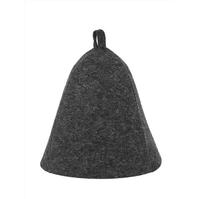 Шапка банная, войлок серый