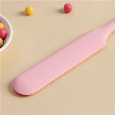 Лопатка - палетка Доляна «Винфор», 24.5 см, розовая