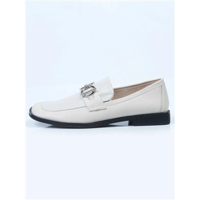 03-DP93-3 LT. BEIGE Лоферы женские (натуральная кожа)