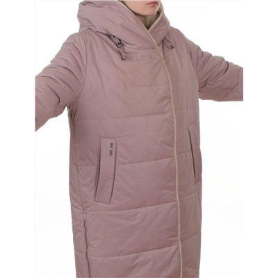 T-9115 LILAC Пальто зимнее женское (верблюжья шерсть)