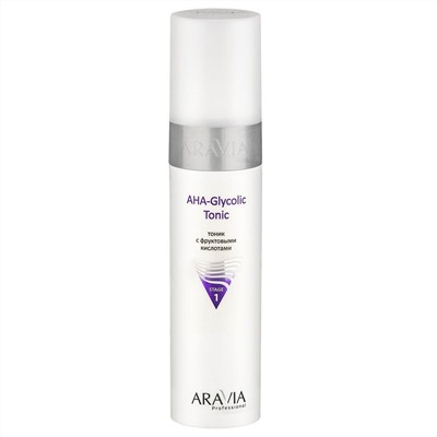 Aravia Тоник с фруктовыми кислотами AHA / Glycolic Tonic 250 мл