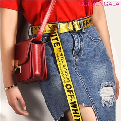 Ремень унисекс OFF-WHITE 3,2х130 см Р9 тип 2