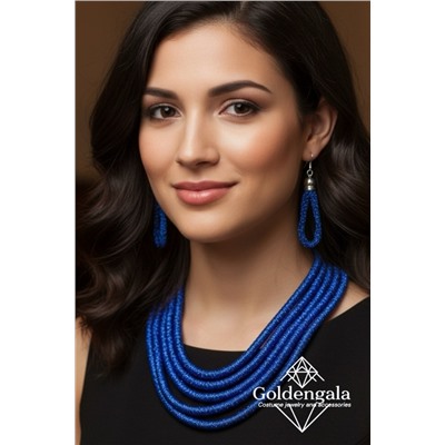 Набор бижутерии колье трансформер и серьги П5/006