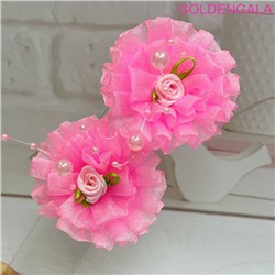 Резинка-бант Корея 2 шт диаметр 6 см Арт 8 тип 1