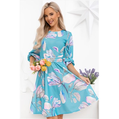 Платье Изабелла (бирюзовое) П13789-45М