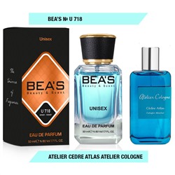 Beas U718 Atelier Cologne Cedre Atlas edp 50 ml, Парфюм унисекс Beas U718 создан по мотивам аромата Atelier Cologne Cedre Atlas