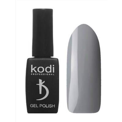 Kodi Гель-лак для ногтей 60 BW, теплый серый, без перламутра и блесток, плотный, 8 мл