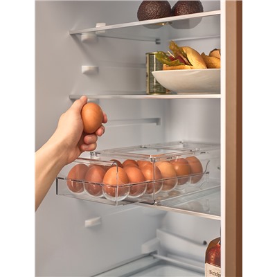 Органайзер для хранения яиц выдвижной Keep In, 18 ячеек