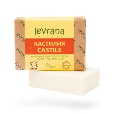 Натуральное мыло ручной работы Кастилия, 100гр -60%