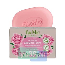 BioMio BIO-SOAP Мыло туалетное Пион и пальмароза, 90 гр.