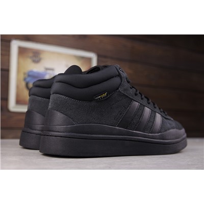 Зимние Adidas Campus из натуральной замши