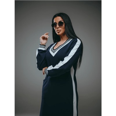 Платье Дебора синий Лт