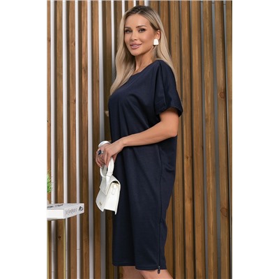 Платье Кайла (синее/молния) П13209-10М