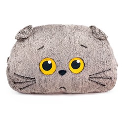Мягкая игрушка "Автомобильная подушка Кот Басик" (24*25*8 см)