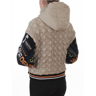 705 BEIGE Куртка демисезонная женская (100 гр. синтепон)