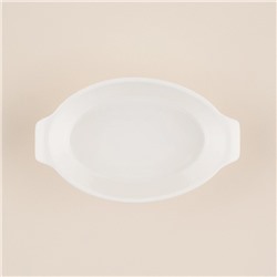 Форма для выпечки из жаропрочной керамики SL Home «Санторини», 300 мл, 16×9,7×4,5 см, цвет белый
