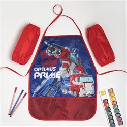 Фартук с нарукавниками детский Optimus Prime, Трансформеры, 49×39 см
