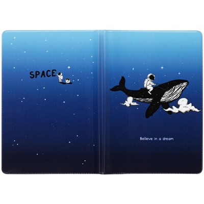 Обложка для паспорта MESHU "Space", ПВХ, 2 кармана