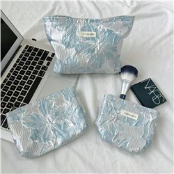 Brand three dimensional capacious cosmetic bag, handheld liner to go out, storage bag, human sensor