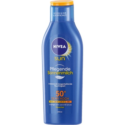 NIVEA SUN Молочко для загара LSF 50+, 200 мл