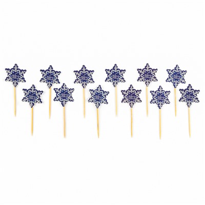 Шпажки для канапе «С Новым Годом!», набор 12 шт.