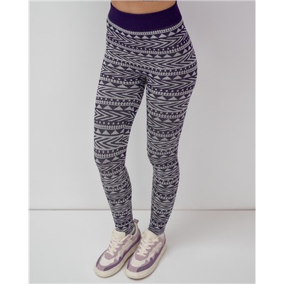 Комплект женского термобелья фиолетового цвета 2520F