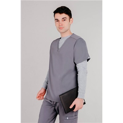 Топ медицинский мужской 6-03-05-1 / Silva 46 Coal