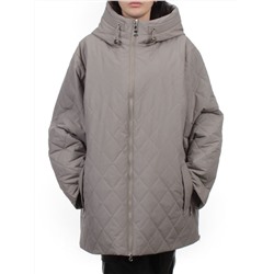 F-803 GRAY BEIGE Куртка демисезонная женская (100 гр. холлофайбер)