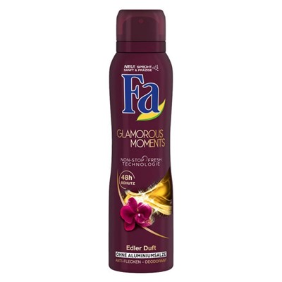 Fa Glamorous Moments Дезодорант Спрей  Гламурные моменты без пятен на одежде 150 г