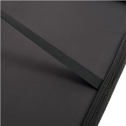 Папка для чертежей и рисунков А2, 640 х 450 х 30 мм, с ручками, текстильная, Estado, с карманом, чёрная