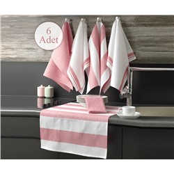 Кухонные Полотенце 60x45 см. 6 шт./уп. Pembe