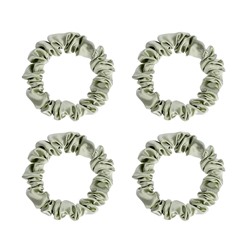 Набор из 4 шелковых резинок для волос мятного цвета из коллекции Essential