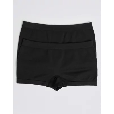 2 Pack Seamfree Shorts (6-16 Yrs)