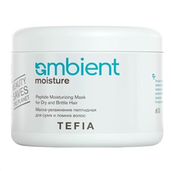 TEFIA Ambient Маска-увлажнение пептидная для сухих и ломких волос / Peptide Moisturizing Mask for Dry and Brittle Hair, 500 мл