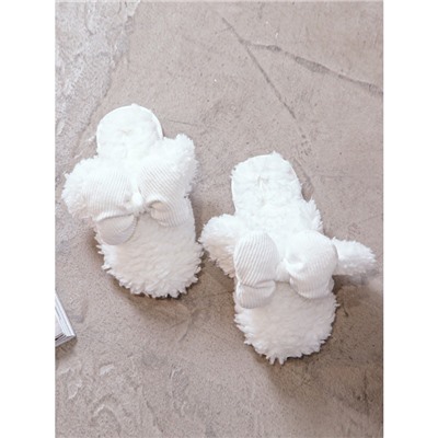 Тапочки «Маус» белые