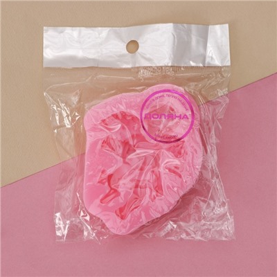 Молд для заливки Доляна «Ангел с гармошкой», силикон, 9×7.4×2 см, розовый