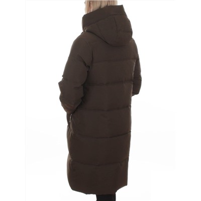 235 DK. GREEN Пальто зимнее женское (200 гр. холлофайбер)