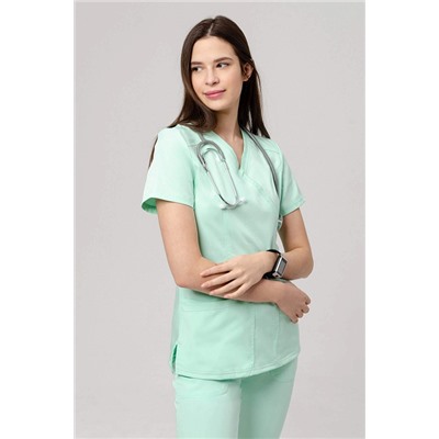 Топ медицинский женский 3-74-05-1 / Silva 40 Spring greens