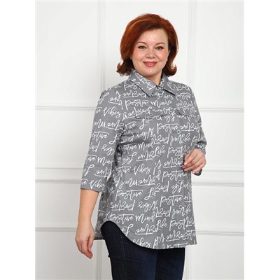 Рубашка Дактиль серый ИвК