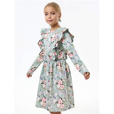 Детское платье "Красотка" / Цветы на ментоле