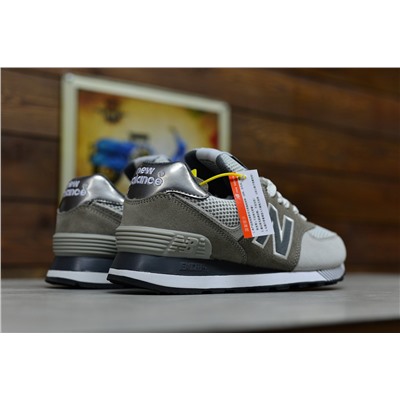 New Balance 574 из натуральной замши и текстиля