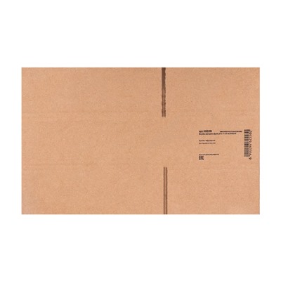 Коробка складная, бурая, для упаковки, хранения и переезда, 26×17×9 см