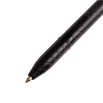 Ручка шариковая Pentel iZee, синий матовый корпус, металлический клип, узел 0.7 мм, чернила чёрные