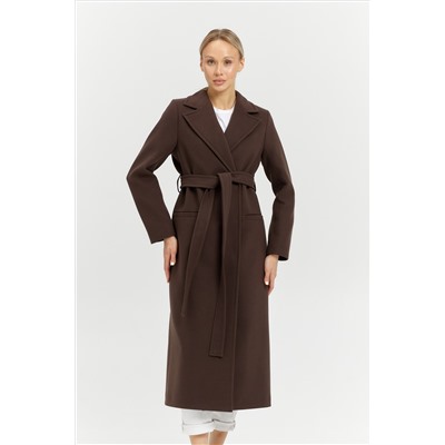 Пальто женское демисезонное 26770 (шоколад)