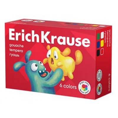 Гуашь  6цв 20мл Jolly Friends 61413 ErichKrause