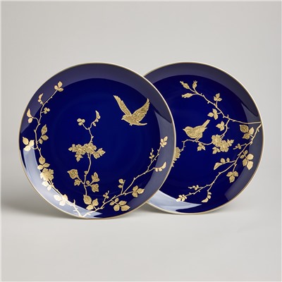 НАБОР ТАРЕЛОК ЗАКУСОЧНЫХ LEFARD "GOLDEN BIRDS" 2 ШТ. 22 СМ