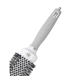 Olivia Garden Термобрашинг для укладки волос / Expert Blowout Grip White & Grey, 45 мм, бело-серый