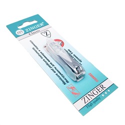 Zinger Книпсер для ногтей средний в контейнере / Classic SLN-603-С10 white-box transp, 9 мм