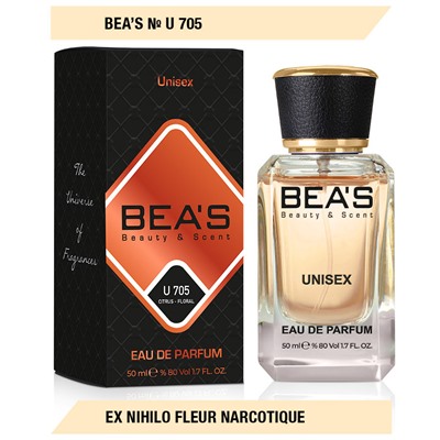 Beas U705 Ex Nihilo Fleur Narcotique edp 50 ml, Парфюм унисекс Beas U705 создан по мотивам аромата Ex Nihilo Fleur Narcotique